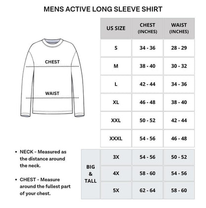 Real Essentials 4 Pack: Men'S Dry-Fit Active Athletic Long Sleeve Pocket Crew T-Shirt Outdoors UPF 50 S-5XLT