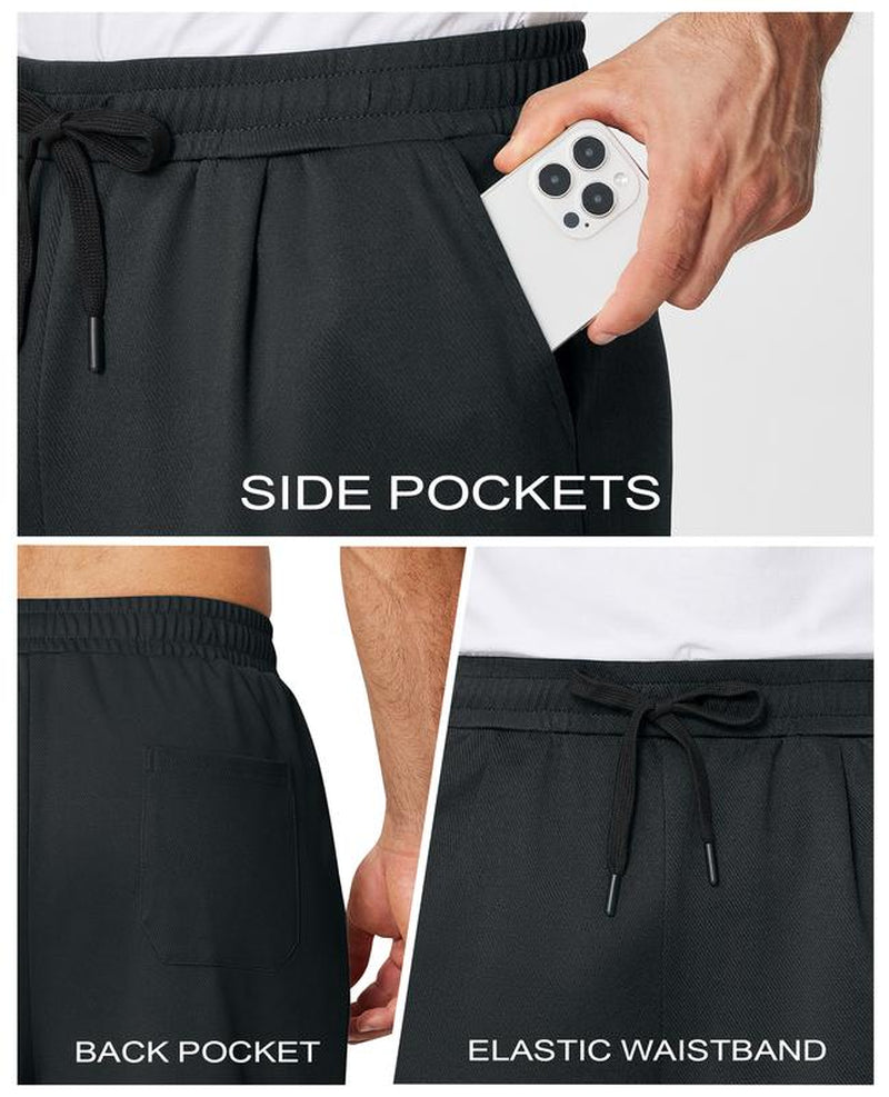 4-Pack Men'S Loose Fitting Casual Pants for Fall Relaxed Fit Oversize Clothing Comfortable Drawstring Lounge Pants with Pockets