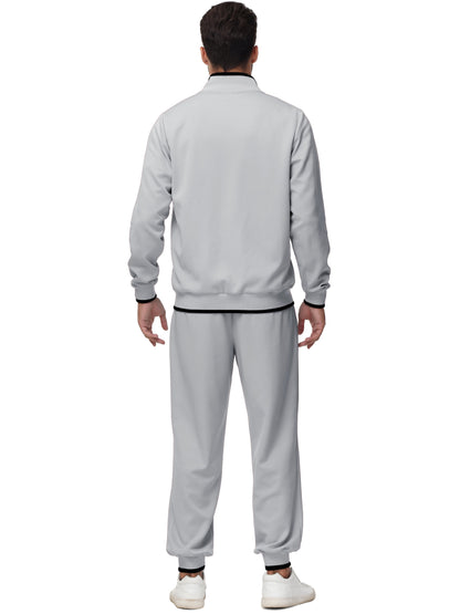 Men'S Tracksuits Sweatsuits for Men Set Track Suits 2 Piece Casual Athletic Jogging Warm up Full Zip Sweat Suits Darkgrey L